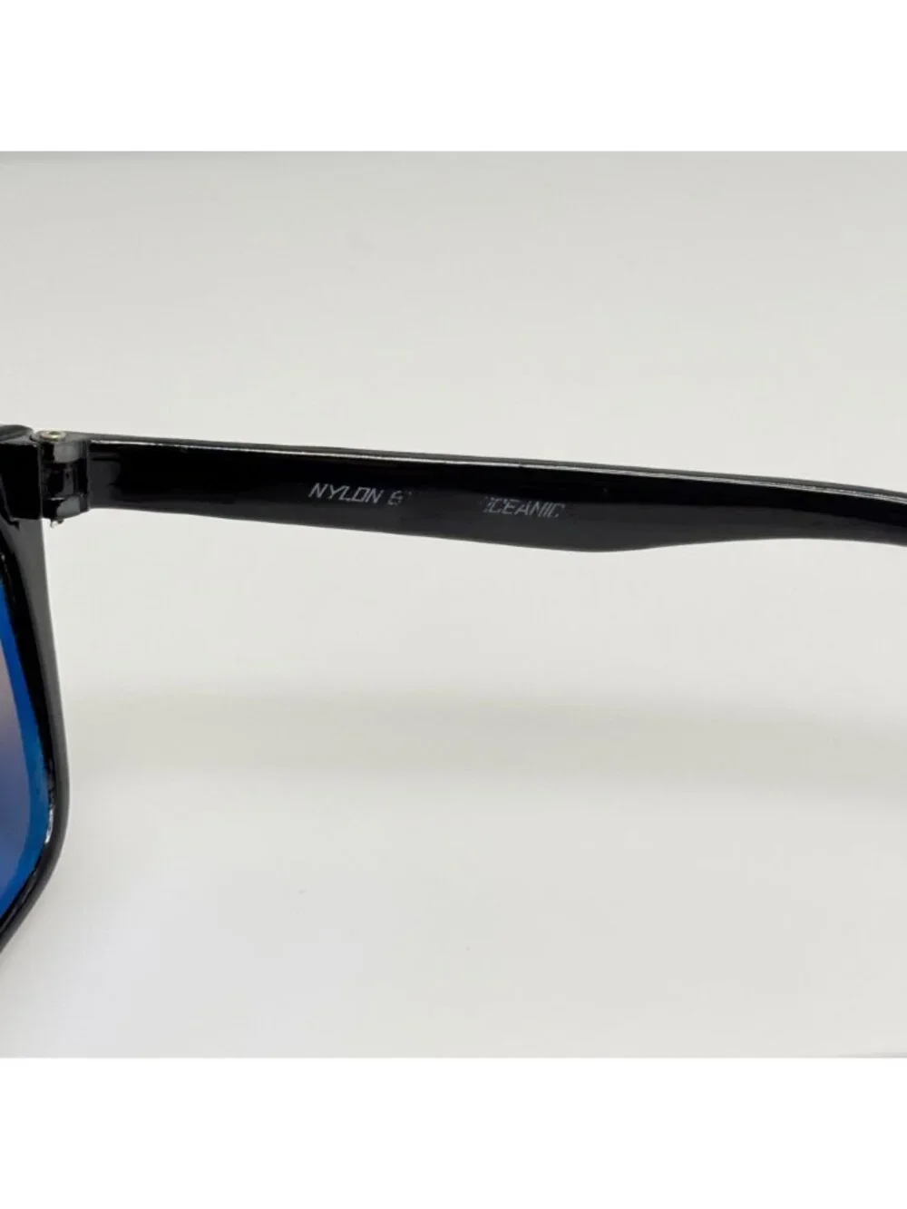 Pan Oceanic Sunglasses Black Nylon Taiwan R.O.C. Vintage Retro